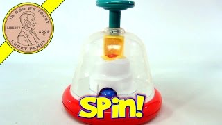 Tomy Toys Push Down Ball Spiral Popper Toy, 1996