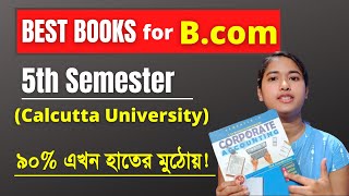 Best Books for Bcom 5th Semester | Cu Bcom Best Books | Books For Bcom | CU bcom Book List