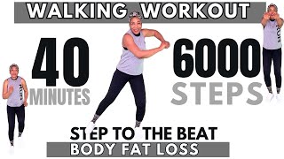 6000 Steps Indoor Walking Workout 40 min Dance Workout! Zumba Dance Workout for Beginners