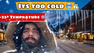 કેનેડામાં સ્નો સાથે કમબેક 🥶🇨🇦 || -23* સેલ્સિયસ ❄️