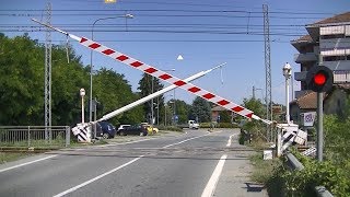 Spoorwegovergang San Benigno Canavese (I) // Railroad crossing // Passaggio a livello