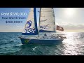 Full  SAILBOAT TOUR  [50ft, DIY Repaired, Youtuber's Self Sufficient Ocean Sailing Beneteau Monohull