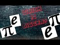 Lecture 26: Which is bigger? π^e or e^π?