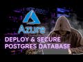 How to create and secure Postgres database on Microsoft Azure | Step by Step