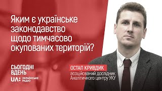 Українське законодавство щодо тимчасово окупованих територій