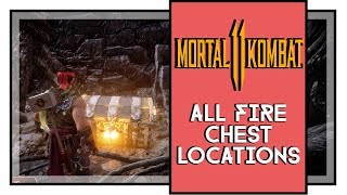 Mortal Kombat 11 All Flaming Chest Locations And Solutions (Krypt)