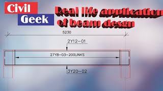 how to do beam design practically