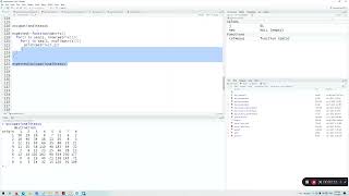 R: for loop nested, matrix