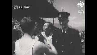 CANADA: ATHLETICS:  THRILLING CLIMAX TO EMPIRE GAMES: (1954)