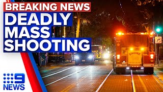 Police say six killed, at least 10 injured in California mass shooting | 9 News Australia