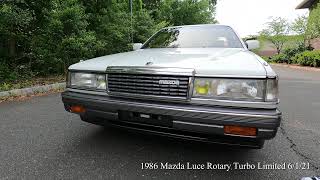 1986 Mazda Luce Rotary Turbo Limited 6/1/21