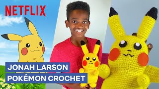 How to Crochet Pikachu with Jonah Larson 🧶 Pokémon Journeys | Netflix After School