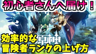 【原神】　冒険者ランクの上げ方について解説！　キャラ素材をゲットしつつ冒険者経験値を稼いでいこう！#原神 #Genshin #げんしん