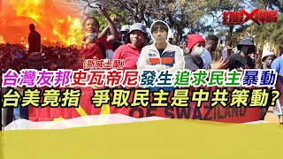 台灣友邦史瓦帝尼發生追求民主暴動 台美竟指爭取民主是中共策動?｜寒國人