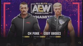 AEW: Fight Forever CM PUNK VS CODY RHODES #WWE #AEW #PLAYSTATION5 GAMEPLAY