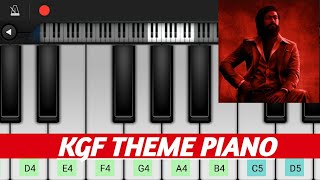 Rocky Walks Up The Stairs l  KGF 2 Theme Entry Scene Piano Instrumental