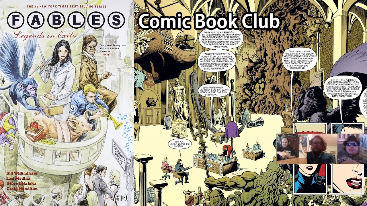 Comic Book Club Vol 3: Fables Legends In Exile - YouTube