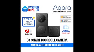 Aqara Smart Video Door Bell G4 Installation Guide Video - Works with Apple Home (PassionHome.sg)