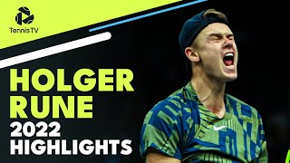 Holger Rune's Breakthrough Season | 2022 ATP Highlight Reel