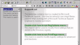 Creating, numbering and cross referencing equations with Microsoft Word: Video 6 Open Window