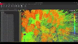 Leica Cyclone 3DR: Forestry applications from points captured by the Leica BLK2GO