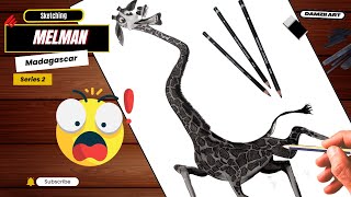How to Draw Giraffe | Melman | Step by Step | Easy Drawing | Madagascar | Series 2 | 23