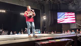 Eli Alger Star Spangled Banner At Final X NYC At MSG Hulu Theater