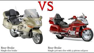 BMW K 1200 LT vs Honda Goldwing GL 1500 Test specification comparison