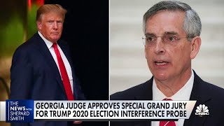 Georgia judge approves special grand jury for Trump election interference probe