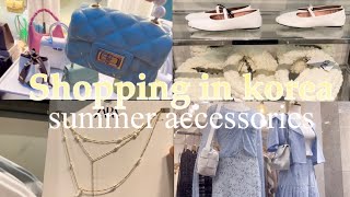 2023 Korean Summer Accessories shop 🧸 Shopping in korea vlog