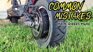 Common Mistakes New Electric Scooter Owners Make