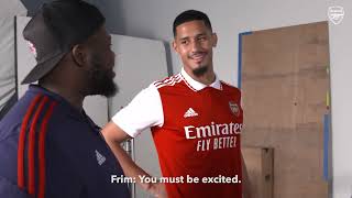 Behind the scenes at the Arsenal 2022 World Cup shoot