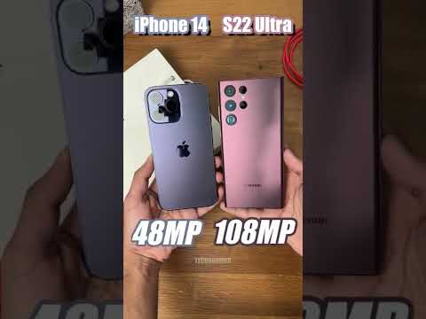 iPhone 14 Pro Max vs Samsung S22 Ultra 🥵 #shorts