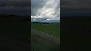 Start of the Ridgeway in Wiltshire - the A361 running towards Avebury#short