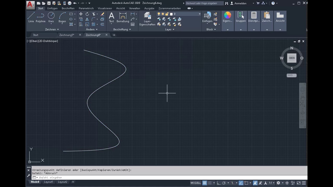 Bearbeiten Sie Den AutoCAD Spline - YouTube