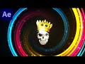 Glow Particle Logo Reveal Animation in After Effects - No Plugins Required