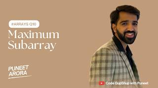 🚀 Maximum Subarray | JavaScript | Interview Preparation Series