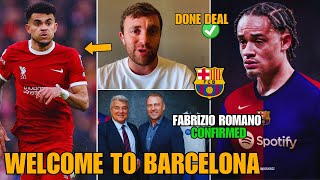 ✈️HERE WE GO🔥 XAVI SIMONS, LUIS DIAZ TO BARCELONA✅ HANSI FLICK FIRST REQUESTS! BARCELONA NEWS TODAY!