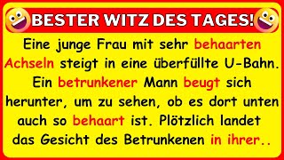 🤣 BESTER WITZ DES TAGES! Eine junge Frau mit behaarten Achseln steigt in die überfüllte U-Bahn...