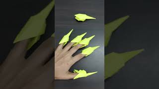EASY ORIGAMI NINJA'S CLAWS/BLACK PANTHERS CLAWS #subscribe #easyorigami #diy #paper