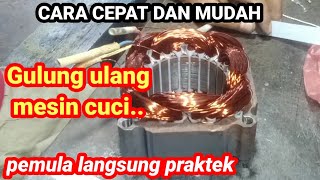 Cara gulung msein cuci. mudah saja