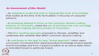 Mod-05 Lec-11 Models of Consumers and Models of Consumer Behaviour (Contd. )