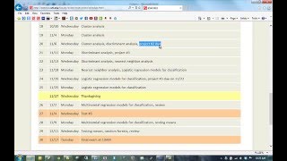 Applied Multivariate Statistical Analysis - Class #18