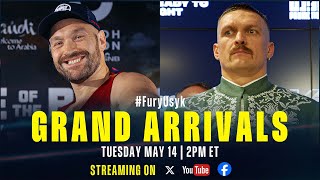 Tyson Fury vs Oleksandr Usyk | GRAND ARRIVALS