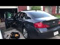 Infiniti G37 Sedan water leak in carpet FIX