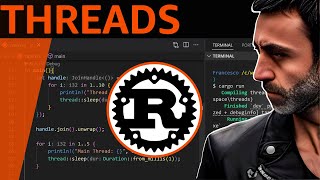 Rust Concurrency and Parallelism - Threads in Rust - Full Crash Rust Tutorial for Beginners