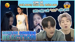 Korean singers🇰🇷 Reaction - 'CON CÒ (Live)' - 'HÒA MINZY VÀ HỌC TRÒ🇻🇳'