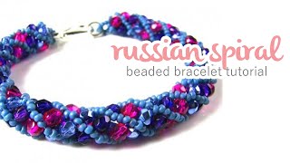 Russian Spiral Bracelet | Beginner's Bead Weaving Tutorial