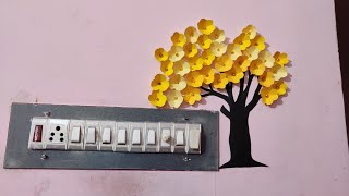 DIY  Easy wall Decoration Ideas with Paper/ Switch board decoration craft Ideas...