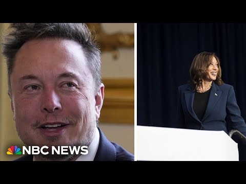 Elon Musk is criticized for publishing a fake Harris campaign ad